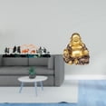thumbnail image 2 of Escultura De Ciervo Para Decoración De Pared Y Fusión De Escultura De Buda Maitreya Para Jardín, Cerca, Exterior, Interior, Porche, Adorno De Mesa, Fiesta De Aniversario, Estatua Decorativa, 2 of 8