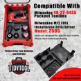 thumbnail image 2 of Inserto Organizador TidyTool M12INSTALLR3 para Taladro Milwaukee M12 2505-20 compatible con Packout 48-22-8435, 2 of 5