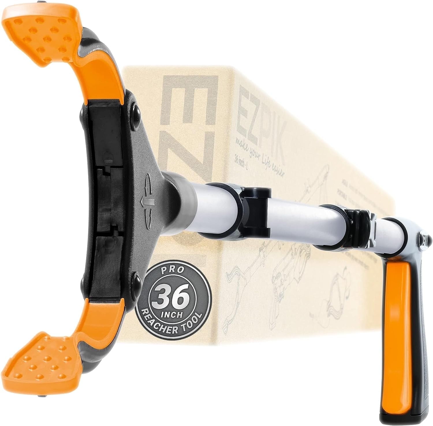 Pinze Per Serpenti E Rettili In Acciaio Inox, Lunghe 47.2 Pollici (120 Cm), A Mascella Larga - Per Cattura Sicura A Distanza, Uso Outdoor E Domestico
