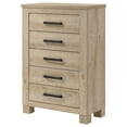 thumbnail image 4 of Oakglen 5-drawer Bedroom Chest of Drawers Weathered Oak, 4 of 12