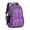 Purple and Black, variant on Purple and Black Checkered Pattern Backpack for School, Cute School Bag with Adjustable Shoulder Straps and Padded Back, 16.9"x12.6"x5.9"
