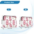 thumbnail image 4 of FORMRS 13-13.3 inch Laptop Sleeve Case Soft Carrying Quilted Computer Bag Cover, Pink Ice Cream, 4 of 7