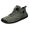 thumbnail image 2 of Women's Handmade Leather Orthopedic Comfy Shoes, Unisex Waterproof Orthopedic Adjustable Walking and Hiking Sneakers, Slip-On Soft Comfort Support Boots, 2 of 8