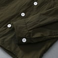 thumbnail image 4 of Odeerbi Camisa de Vestido de Niños Manga Larga Mandarin Collar Uniforme de La Escuela Con Bolsillo, 4 of 9