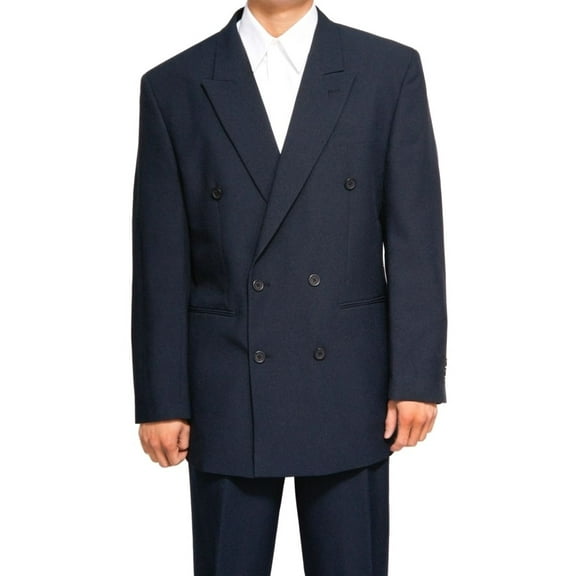 Mens Navy Blue Double Breasted (DB) Dress Suit - Includes Jacket & Pants