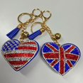 thumbnail image 5 of Llaveros con bandera de Inglaterra, llavero de bolso, colgante de regalo, decoraciones (bandera del Reino Unido), 1 Uds. Rojo Verde, 5 of 5