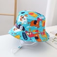 thumbnail image 2 of Byoo Toddler Boys Llama Printed Bucket Hat Secure Chin Strap Beach Trip Outdoor Bucket Hats, 2 of 3