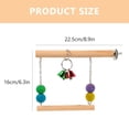 thumbnail image 2 of LEEYNEER Bird Rotating Perch Toys Hummingbird Parrot Swing Activity Center, 2 of 8
