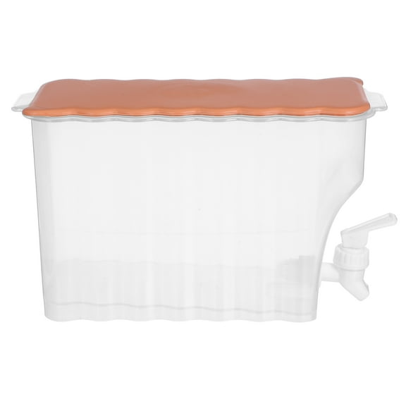 NICEXMAS Household Beverage Dispenser White Water Jug with Faucet Ideal for Parties and Storage