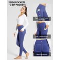thumbnail image 5 of baleaf Womens Fleece Lined Leggings with 5 Pockets 27'' Thermal Navy L, 5 of 7