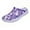 Purple-flower, variant on Women's Garden Clogs Shoes Casual Slipper Beach Sandals Anti- Pool Water Shoes Home Slippers Summer Footwear