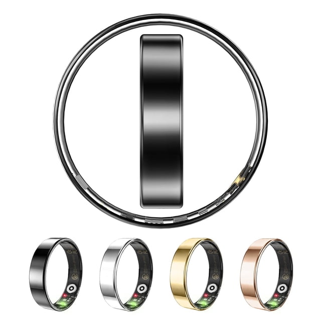 Rastreador de salud ultradelgado Smart Ring Yuehetian para iOS y Android