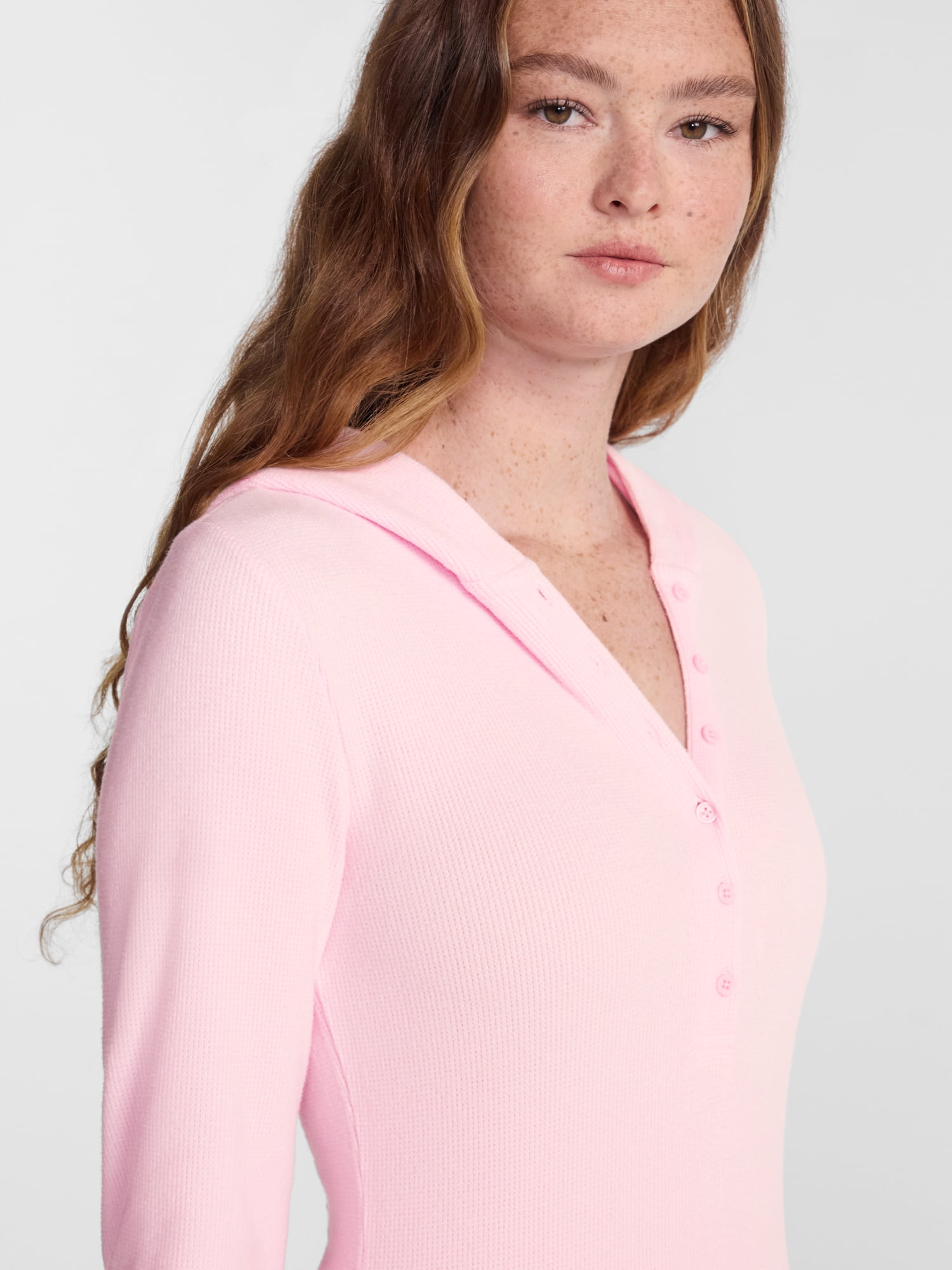 No Boundaries Waffle Knit Romper, Women’s XS-2X