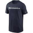 thumbnail image 2 of Men's Nike College Navy Seattle Seahawks Team Wordmark T-Shirt, 2 of 3