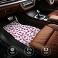 thumbnail image 4 of Uemuo Car Floor Mats - Orchids Flowers Pattern Carpet Floor Mats for Cars, Auto Accessories Front & Rear Car Floor Foot Mat Sets of 4 Pieces, 4 of 6