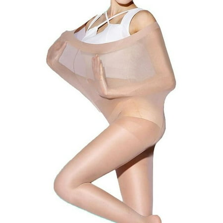 

VONCOS Ladies Fashion Silk Stockings Women s Flexible Unbreakable Stockings Elastic Transparent Plus Long Pantyhose