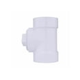 thumbnail image 3 of Charlotte Pipe 4 in. Hub x 4 in. Dia. Hub PVC Cleanout Tee, 3 of 7