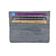 thumbnail image 2 of Waterproof Genuine Eel Skin Soft Leather Slim Thin Credit Card Holder Wallet (Grey), 2 of 6