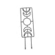 thumbnail image 5 of Enrejado para plantas trepadoras, soporte metálico para plantas en macetas, bricolaje, enrejado de jardín para flores, vid vegetal, interior y, 5 of 8