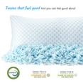 thumbnail image 2 of Virtu Almohadas Queen de Temperatura, Almohadas de Cama de Memory Foam Regulables y Ajustables con Efecto Refrescante Tamaño Queen, 20" X 30", 2 of 8