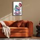 thumbnail image 3 of (11CTACC-472 30x50 color) hilo algodón ecológico bordado 11CT 3 hebras impresión 30*50cm Kit punto cruz Teacup Princess-Sirena Ariel, 3 of 9