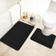 thumbnail image 5 of Xihbxyly Juego de Alfombrillas de Baño de Espuma, Absorción de Agua Suave, Base Antideslizante, Espuma Viscoelástica Cómoda, Decoración Moderna para Baño, Lavable a Máquina, 2 Unidades, 40 X 60 Cm, 4, 5 of 7