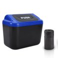 thumbnail image 1 of Car Trash Can with Lid, Car Trash Bin Vehicle Dustbin Garbage Organizer, Mini Wastebasket Bin Trash Container with Garbage Bag for Auto Cars, Home, Office, 1 of 7