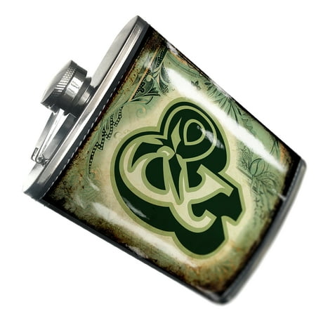

NEONBLOND Flask & Vintage circus characters old green letter