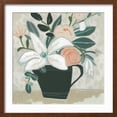 thumbnail image 2 of Art.com Terre Verte Garden I Art Print by June Vess, Brown Frame Wall Art, 21" x 21", 2 of 4