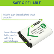 Wasabi Power Battery (2-Pack) for Sony NP-BX1, NP-BX1/M8