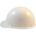 thumbnail image 2 of MSA Skullguard Cap Style Jumbo Size Hard Hat with Fas-Trac 3 Ratchet Suspension Custom White Color, 2 of 4