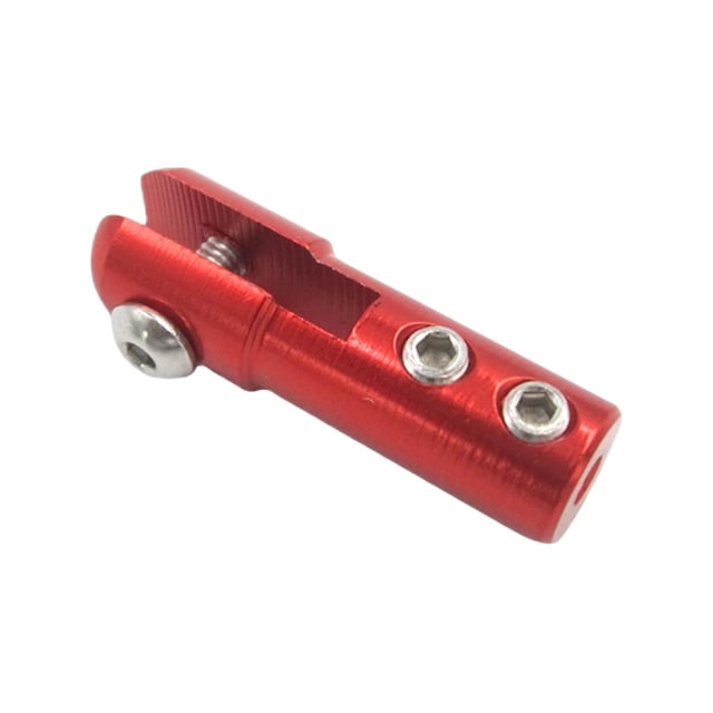 Metal M2 Collet M2Thread de ensamblaje Hebilla de posicionamiento de barra de ón resistente para refrigeración del motor Barco de control re rojo Sunnimix Pinza de varilla de tracción
