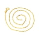 thumbnail image 2 of Collar de cadena de oro delicado simple fino moderno cadena de clavícula para el cuello Estilo C, 2 of 9