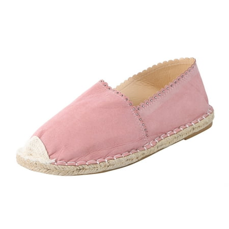 

Casual Shoes For Women Ladies Flat Work Shoes Linen Bottom Casual Shoes Women s Sneakers Size 9 Womens Fashion Shoes Sneakers