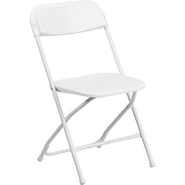 White Plastic Folding Chair, Hercules Series 800 Lb Folding Chairs