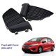 thumbnail image 2 of 2 piezas de cubierta de bisel de luz antiniebla del parachoques delantero compatible con Fit Jazz 2014 2015 2016 2017, 2 of 3