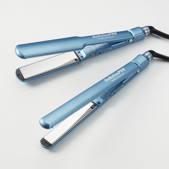 BabylissPRO Nano Titanium Duo Ultra-Thin Flat Iron PrePack - BNT4072TUC & BNT4073TUC
