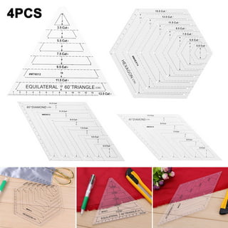 Memory Bear Template Ruler Set(10 PCS) With Instructions 10/12/15 inch  Memory Bear Sewing Pattern Acrylic Templates - AliExpress