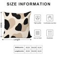 thumbnail image 2 of Black And Beige Modern Art Geometric Pillow Covers,Black And Beige Modern Art Geometric Throw Pillow Covers 18"×18" ,Living Room Sofa Couch Pillow Covers,Decorative Pillow Covers, 2 of 7