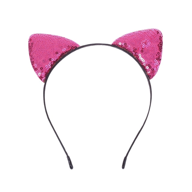 Cat Ears with Bell Hair Headband Cosplay Party Headband Gift Hair Accessory