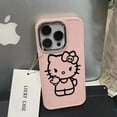 thumbnail image 3 of Miniso Sanrio Lovely Hello Kitty Phone Case For iphone 15 14 13 PRO MAX 11 12 13 PRO XR 8 PLUS Domineering KT Cat Anti Drop Y2k RJ, 3 of 6