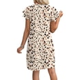 thumbnail image 5 of WIHOLL Summer Dresses for Women Mini Dresses 2026 Sundresses Spring Casual Western Crewneck Ruffle Short Sleeve Beach Vacation Clothes, 5 of 10