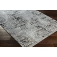 thumbnail image 3 of Hauteloom Maguling Living Room, Bedroom Area Rug - Contemporary - Ivory, Black, Charcoal - 7'10" x 10', 3 of 7