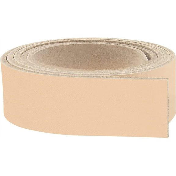 European Leather Work 9-10 oz. 3.6-4 mm Size: 2-1/2"x94" Vegetable Tanned Cowhide Full Grain Import Tooling Leather Belt Blanks, Straps/Strip for DIY & Craft, Harness, Holsters