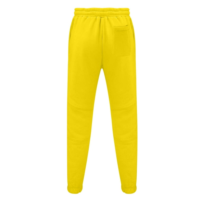 Yellow mens joggers new arrivals