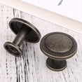 thumbnail image 2 of YIHATA  1-1/4" (31mm) Zinc Alloy Cabinet Knob, Antique Bronze, 6 Pack, 2 of 7