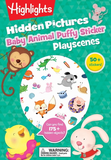 Highlights Puffy Sticker Playscenes Hidden Pictures® Puffy Sticker Playscenes 