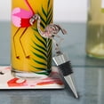 thumbnail image 2 of Jeweled Silver Metal Flamingo with Pink Rhinestones Bottle Stopper, 2 of 2
