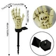 thumbnail image 3 of Lwlmwt Halloween Decorations Outdoor,Halloween LED Luminous Ghost Hand Solar Skeleton Hand Ground Lamp Garden Mood Decoration Props,Fall Decor, 3 of 4
