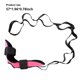 thumbnail image 3 of Soidarity Yoga Estiramiento Correa Nylon Ejercicio Cintura Pierna Entrenamiento Banda de resistencia Tobillo Lesiones Camilla portátil para gimnasio Accesorios para máquinas de ejercicios Rosa Soidarity OD019991-03, 3 of 6